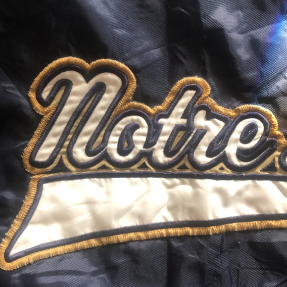 Vintage Steve and Barry’s Notre Dame Fighting Irish Pullover Jacket - Picture 3 of 6